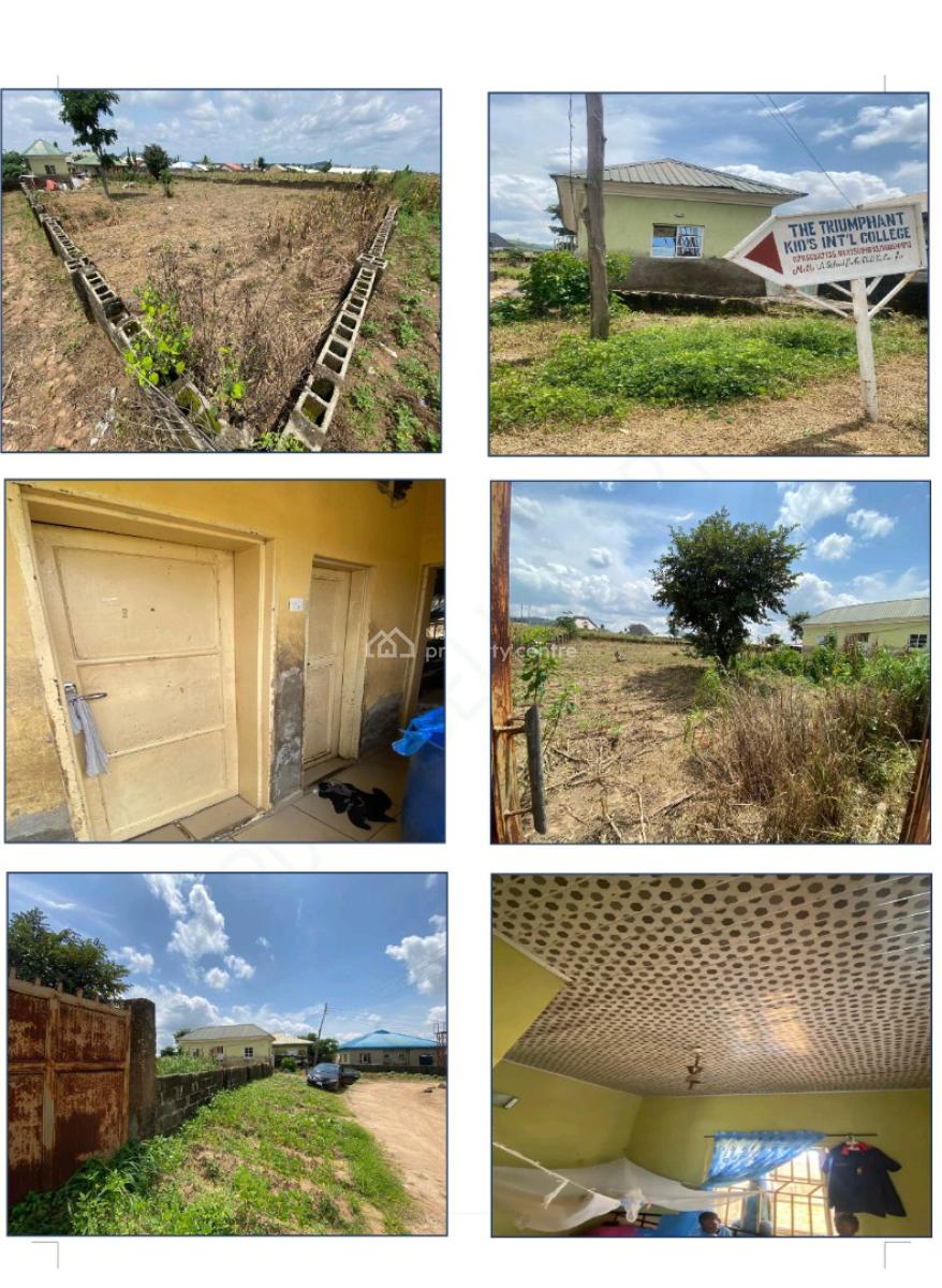 1,446.41sqm Land and 1 Bedroom Flat, Ageubode Street, Zone C2, Pegi Resettlement Estate, Kuje, Abuja, House for Sale
