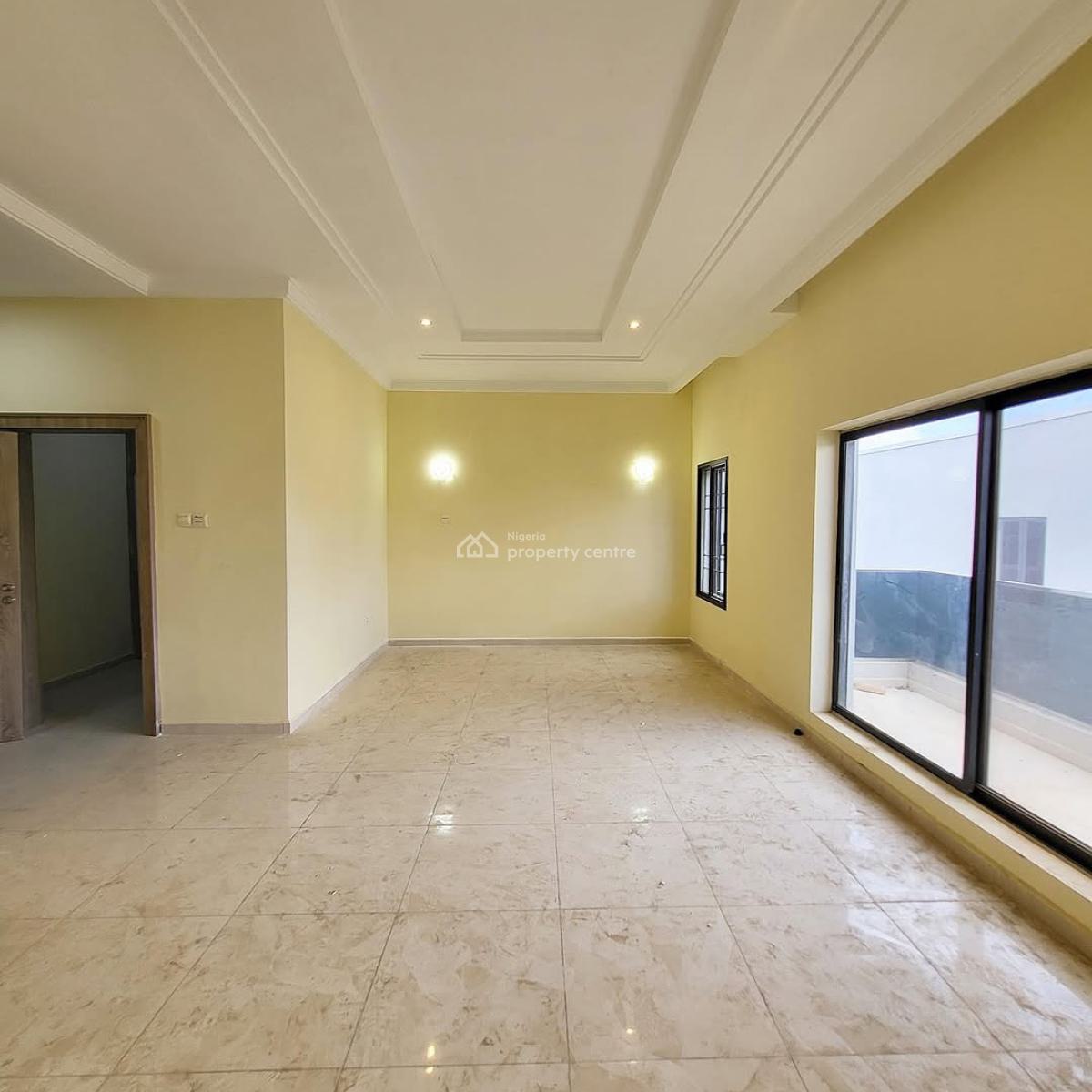Brown New 5 Bedroom Terrace Duplex with Bq, Serene Environment, Durumi, Abuja, Terraced Duplex for Sale