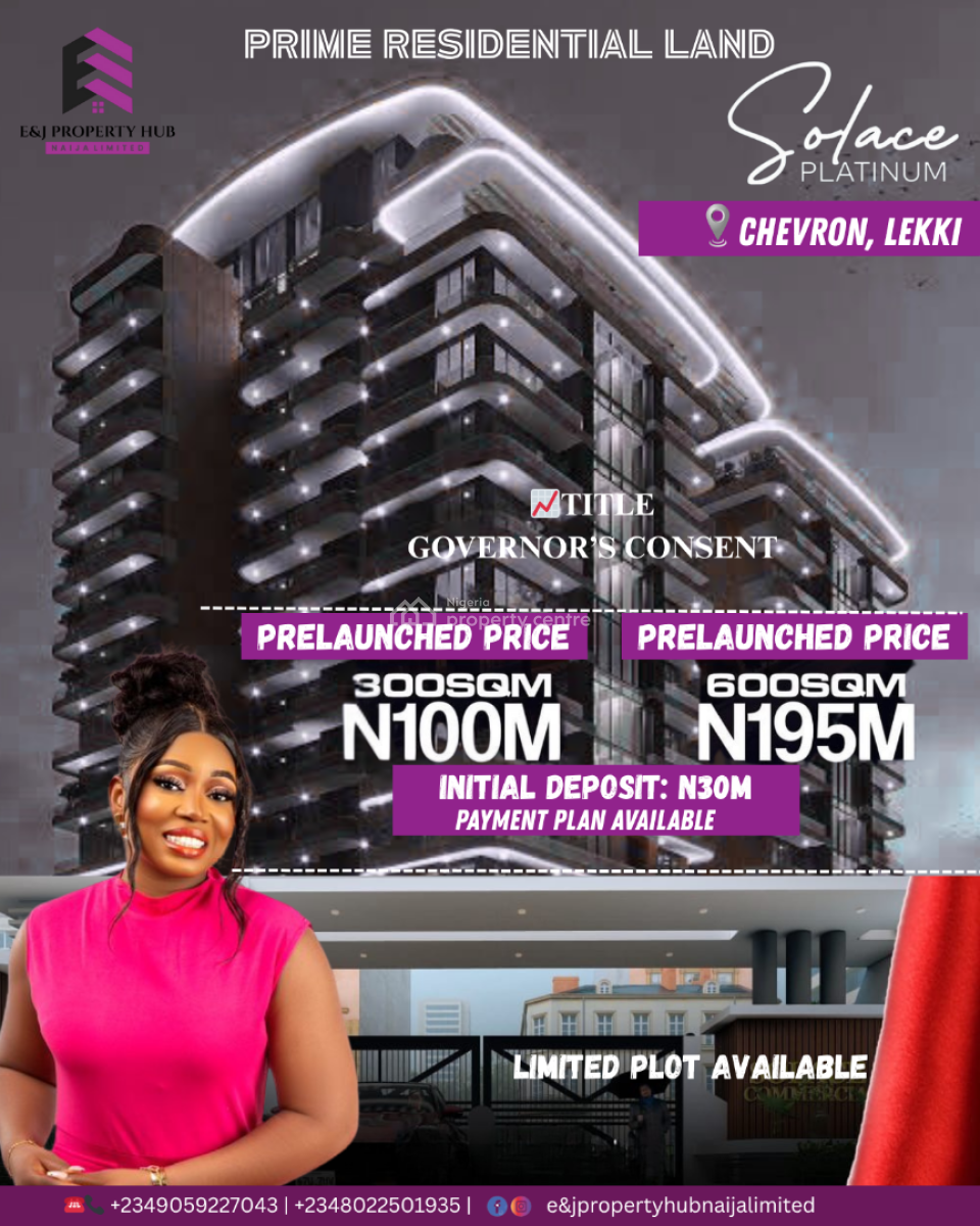 Affordable Residential Land with Governors Consent in a Develop Area, Inside Gracefield Island, Chevron Drive, Lekki, Lagos, Residential Land for Sale