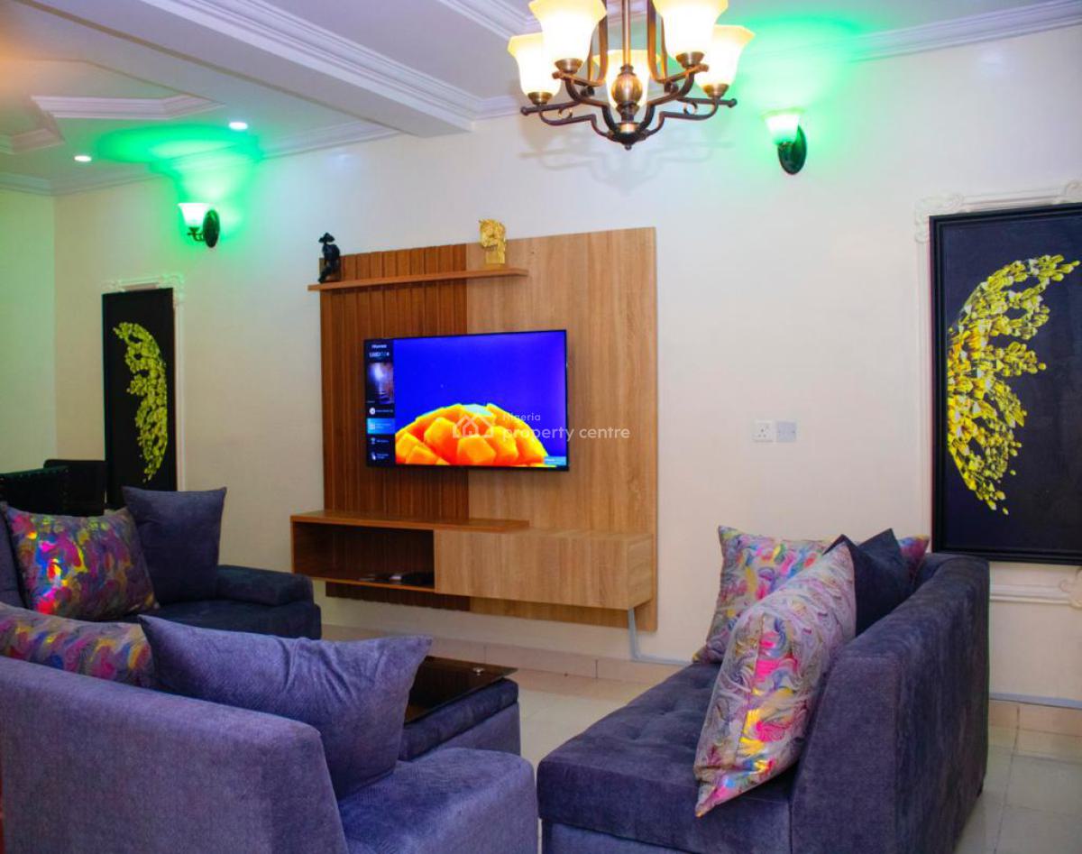 Fully Furnished 5 Bedroom Spacious Terrace House on 2 Floors, Silver Spring Est..flood Free Area, Agungi, Lekki, Lagos, House for Rent
