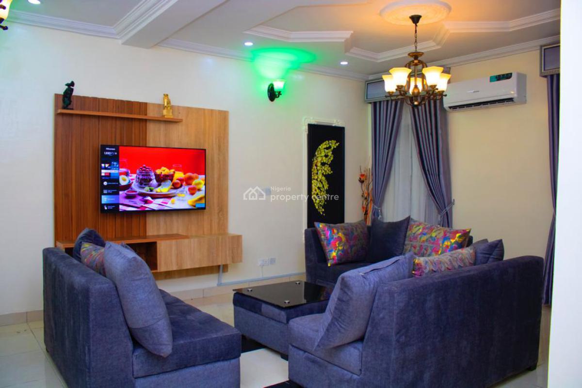 Fully Furnished 5 Bedroom Spacious Terrace House on 2 Floors, Silver Spring Est..flood Free Area, Agungi, Lekki, Lagos, House for Rent