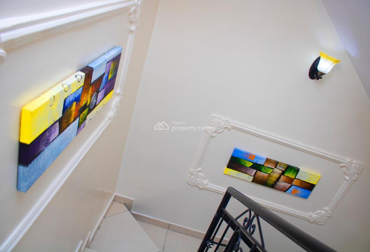 Fully Furnished 5 Bedroom Spacious Terrace House on 2 Floors, Silver Spring Est..flood Free Area, Agungi, Lekki, Lagos, House for Rent