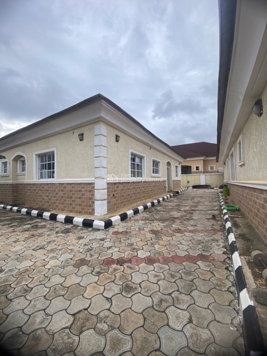 Massive 3 Bedroom Bungalow with 2 Bedroom Bq in a Secured Estate, Life Camp, Abuja, Detached Bungalow for Sale