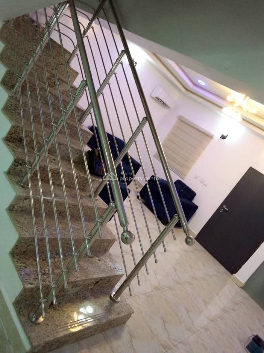 Furnished 4-bedroom Terrace Duplex with Bq, Wuye, Abuja, Flat / Apartment for Rent
