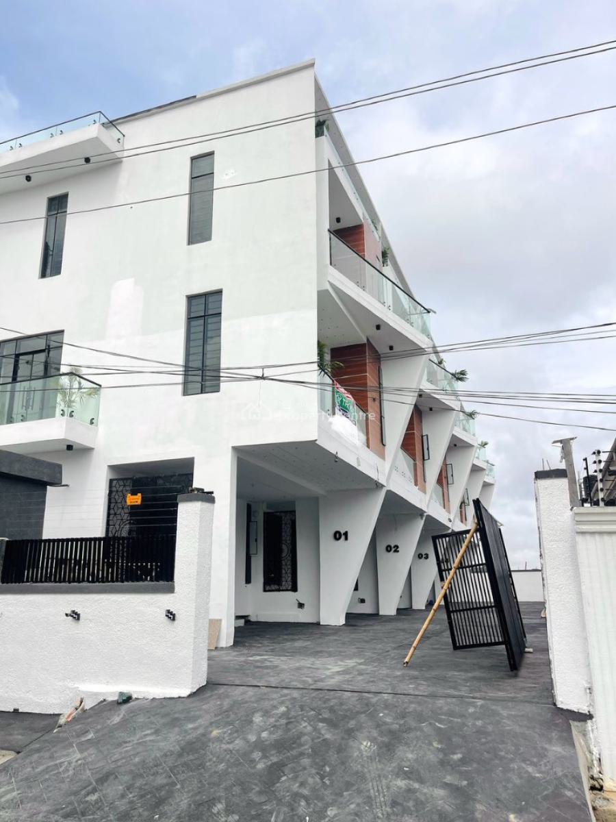 Absolutely Decent 4 Bed Terrace Duplex on Two Floor with Bq, Ikate, Lekki, Lagos, Terraced Duplex for Sale