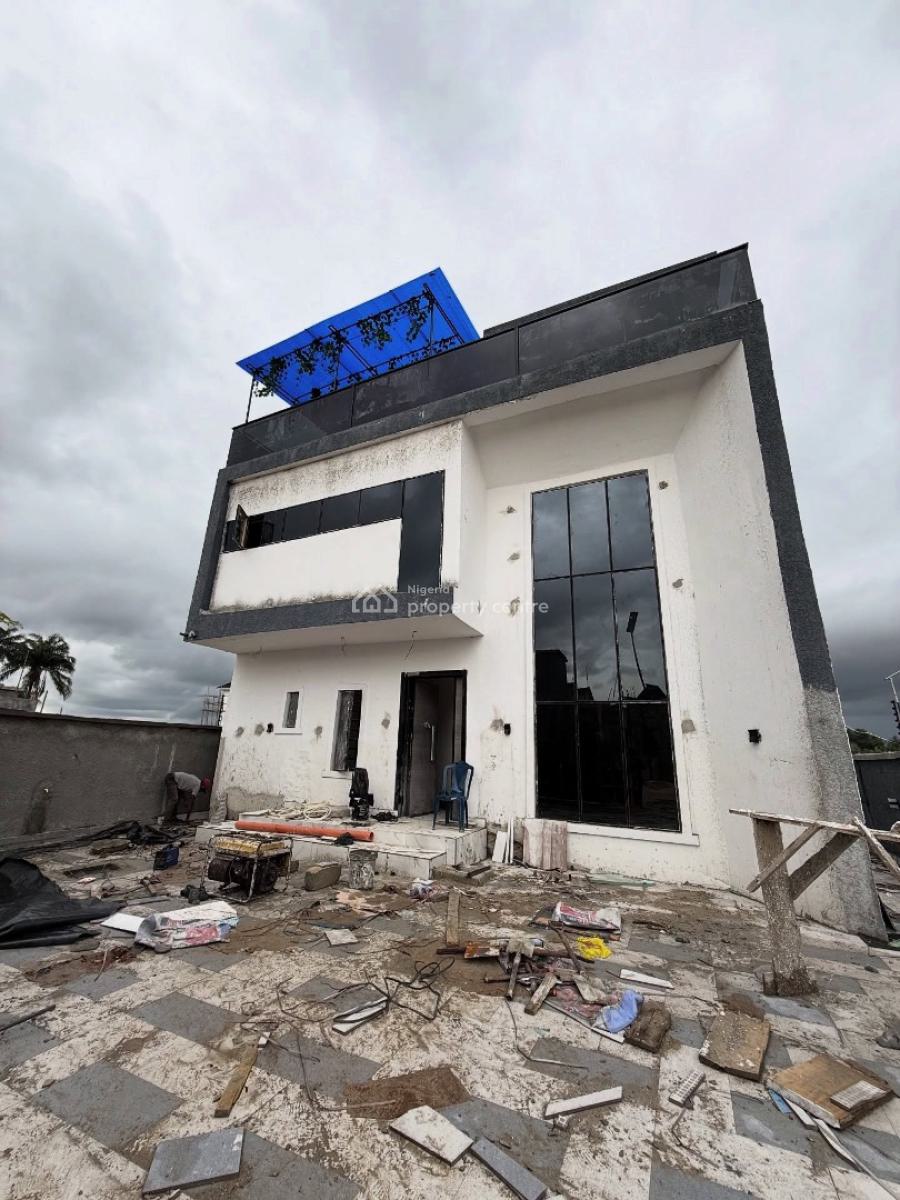 4 Bedroom Contemporary Duplex Wt Roof Top Terrace &cinema, Agip Port Harcourt, Port Harcourt, Rivers, Detached Duplex for Sale