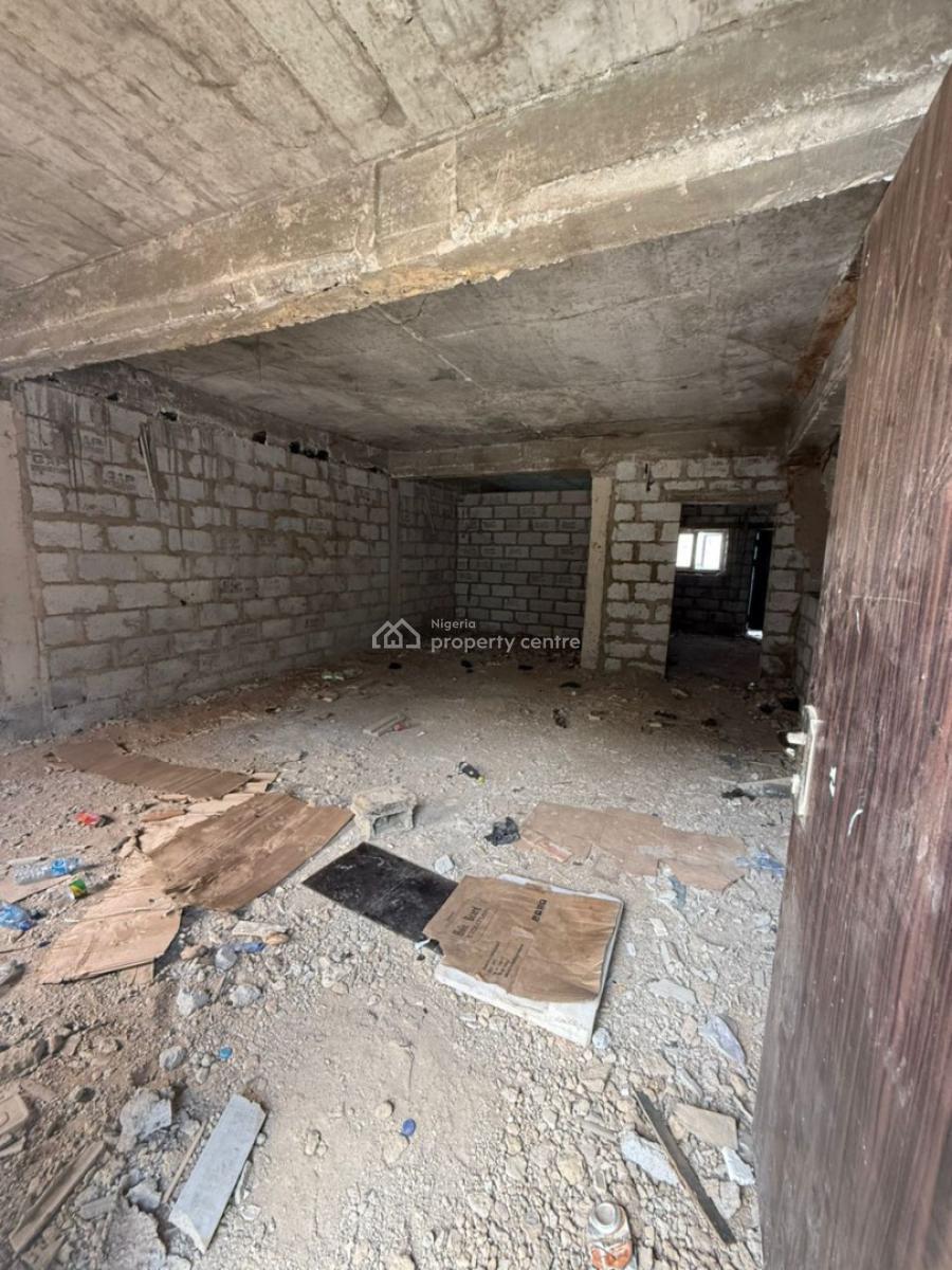 Luxury Carcass 4 Bedroom Terraced Duplex with Bq, Brains and Hammers Estate, Galadimawa, Abuja, Terraced Duplex for Sale
