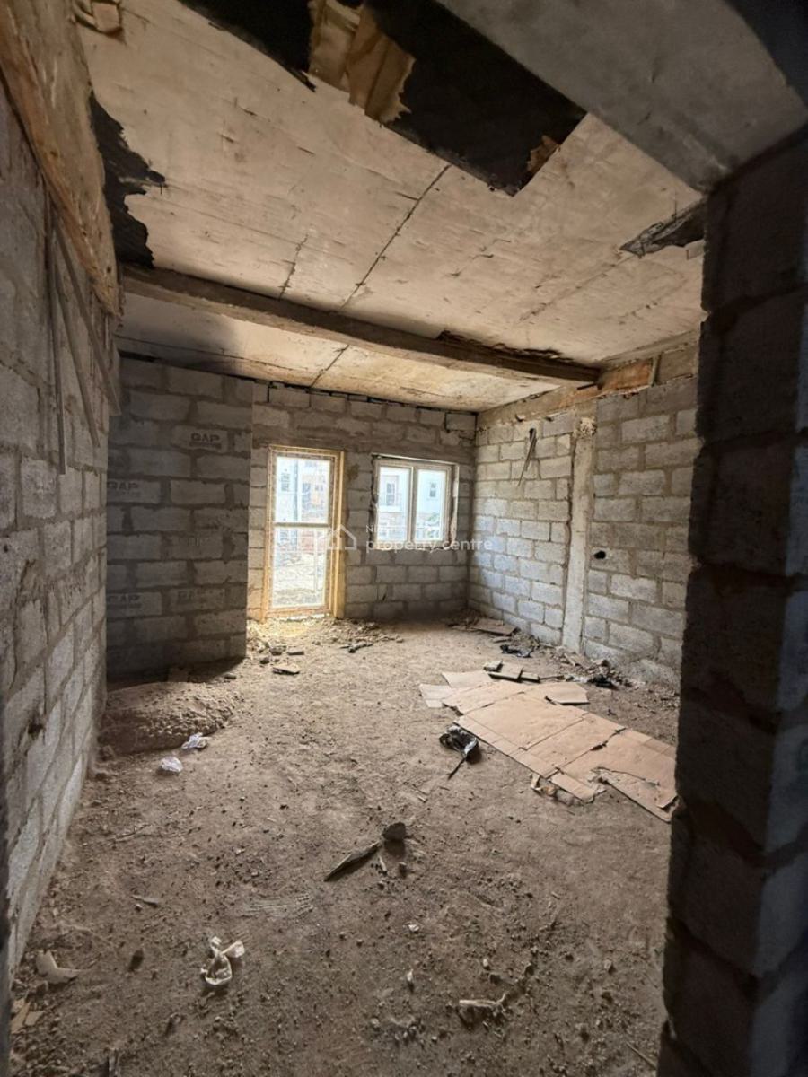 Luxury Carcass 4 Bedroom Terraced Duplex with Bq, Brains and Hammers Estate, Galadimawa, Abuja, Terraced Duplex for Sale