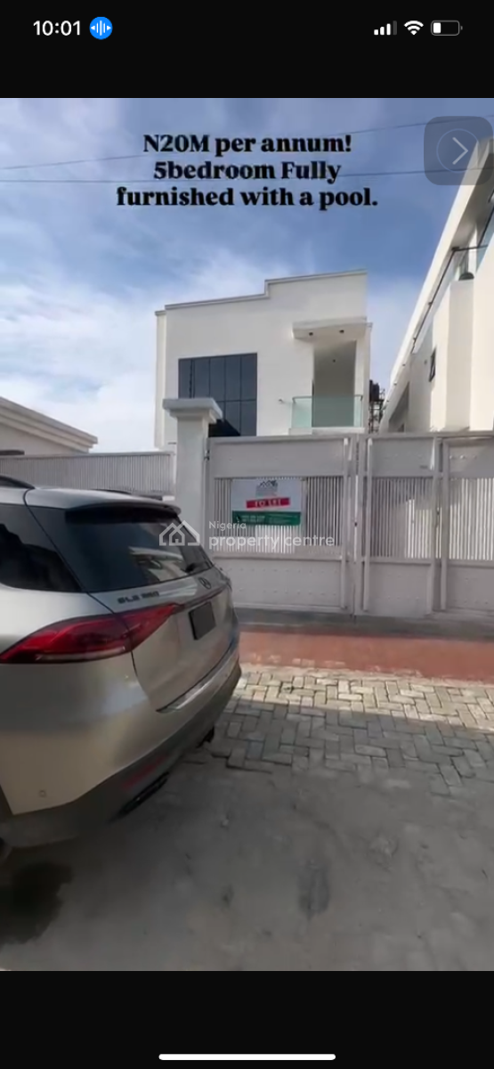 5bedroom Fully Furnished Detached House with a Bq, Orchid Road Lekki, Lekki, Lagos, Detached Duplex for Rent