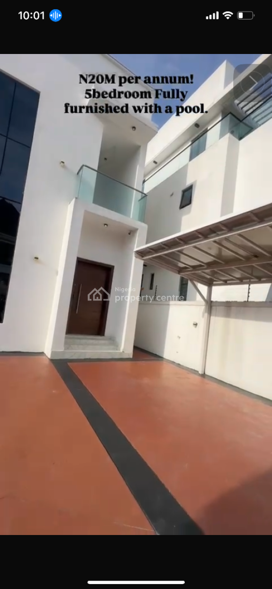 5bedroom Fully Furnished Detached House with a Bq, Orchid Road Lekki, Lekki, Lagos, Detached Duplex for Rent