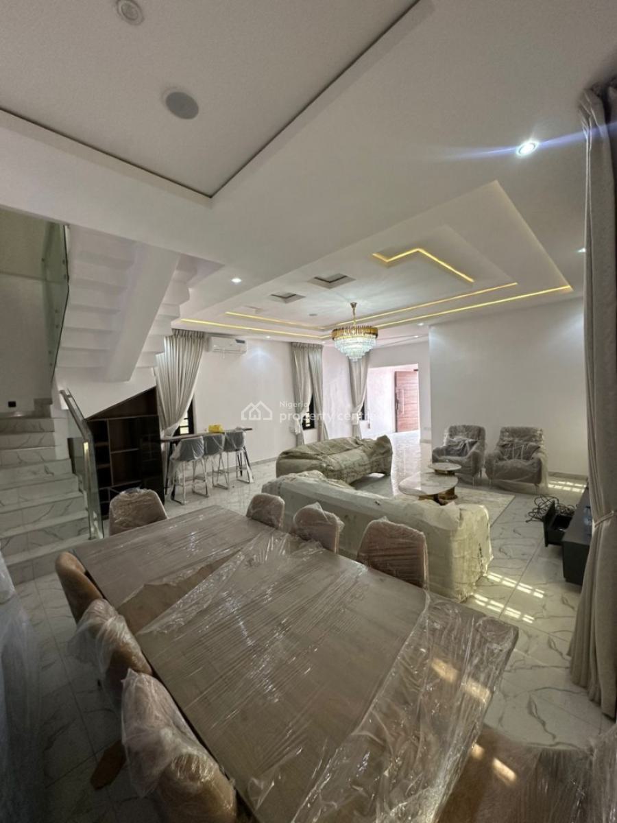 5bedroom Fully Furnished Detached House with a Bq, Orchid Road Lekki, Lekki, Lagos, Detached Duplex for Rent
