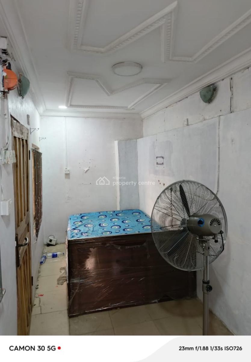 a Roomself at Bq with Kitchen Cabinet and Secure Compound,, Victoria Street, Ojota, Lagos, Self Contain (single Rooms) for Rent