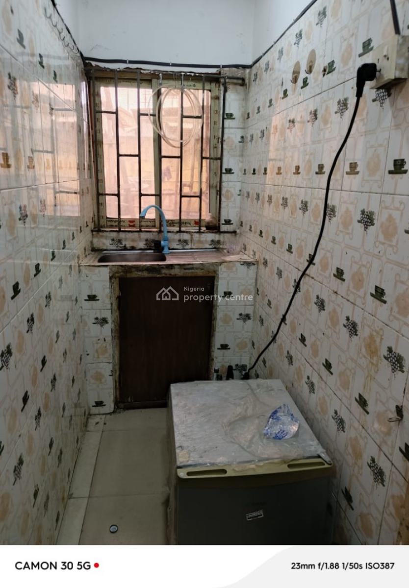 a Roomself at Bq with Kitchen Cabinet and Secure Compound,, Victoria Street, Ojota, Lagos, Self Contain (single Rooms) for Rent