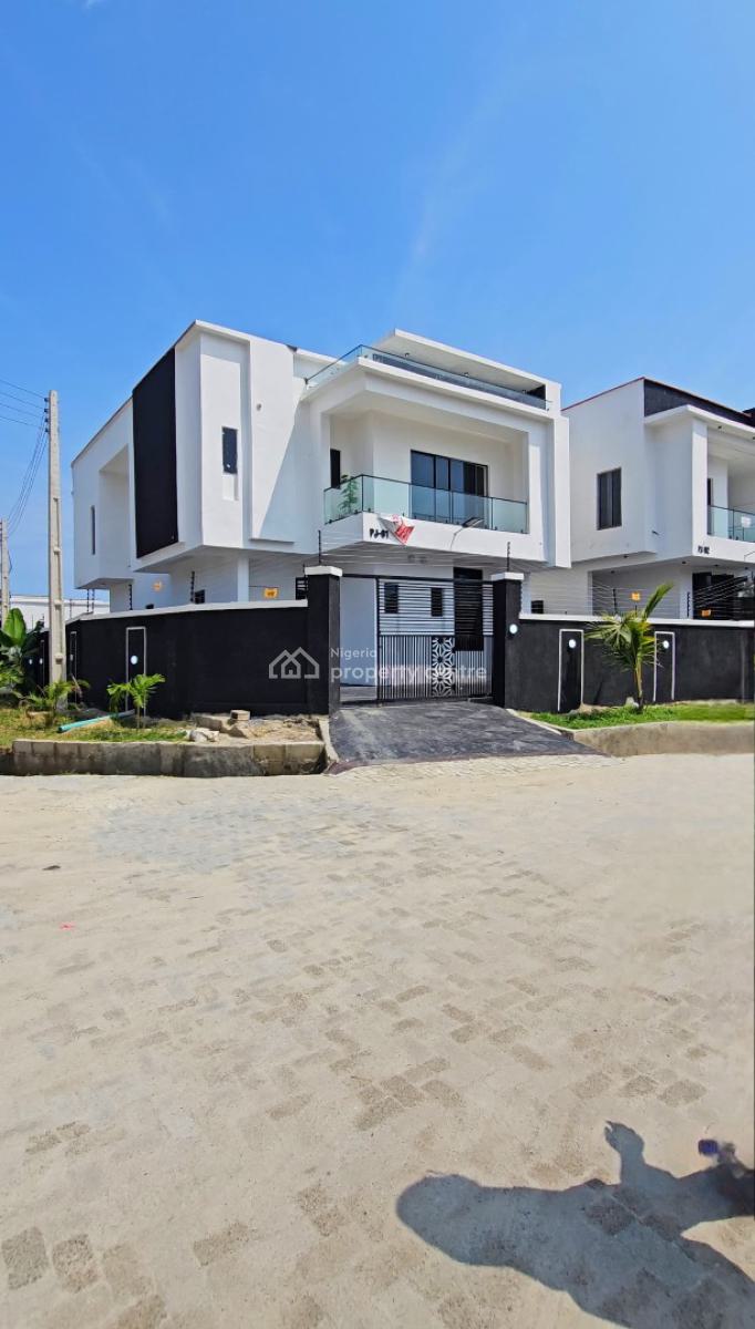 Brand New 5 Bedroom Fully Detached Duplex with a Swimming Pool, Ajah, Lagos, Detached Duplex for Sale