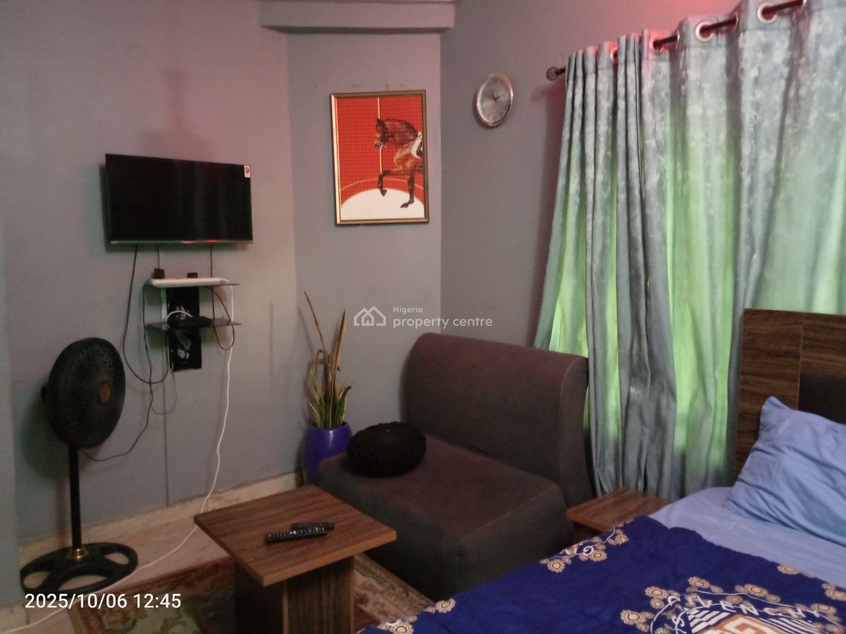 One Bedroom Self-contain with Inverter, Alaguntan, Off Mobil Road, Ilaje, Ajah, Lagos, Flat / Apartment Short Let