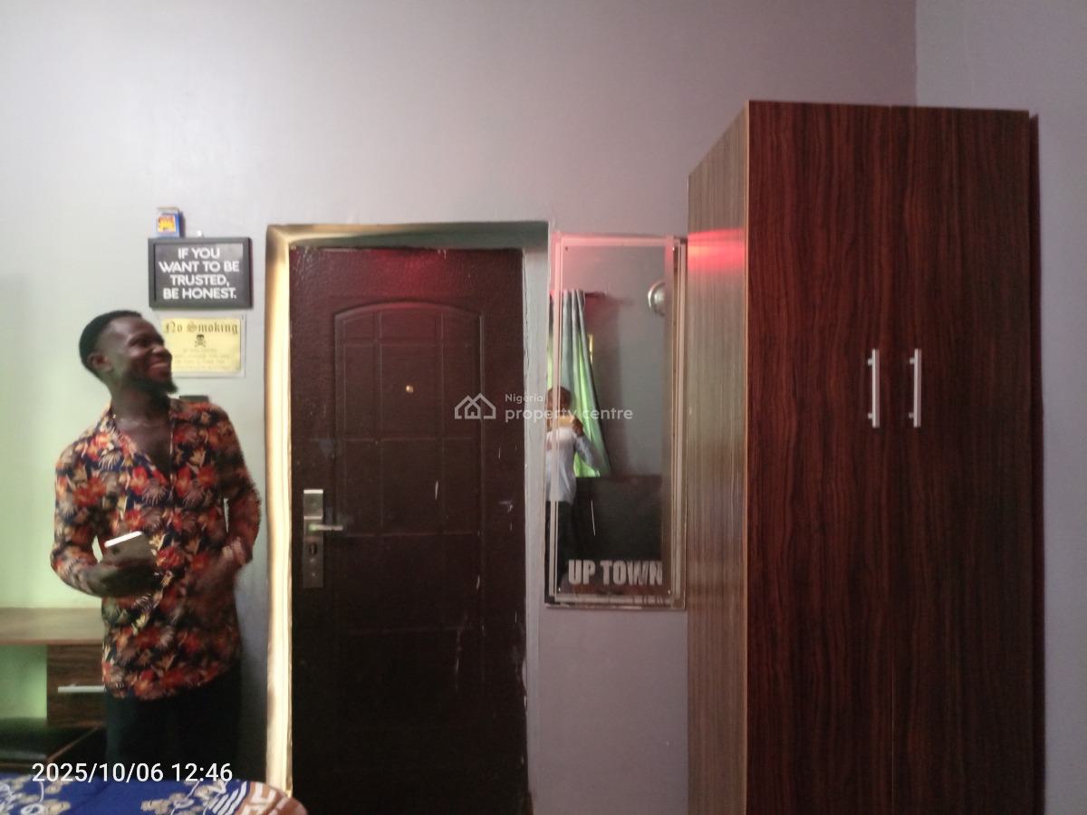 One Bedroom Self-contain with Inverter, Alaguntan, Off Mobil Road, Ilaje, Ajah, Lagos, Flat / Apartment Short Let
