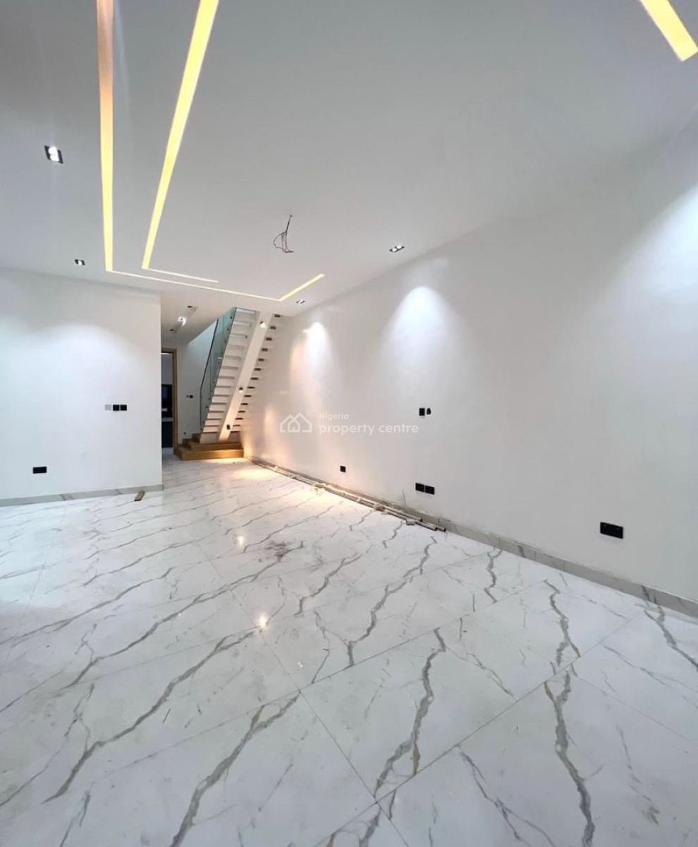 Contemporary 4 Bedroom Semi Detached Duplex with Bq, Chevron, Lekki, Lagos, Semi-detached Duplex for Rent