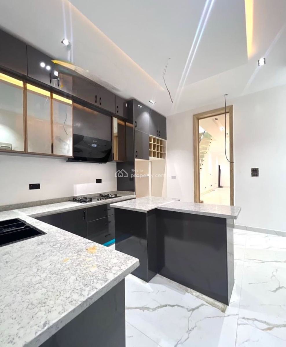 Contemporary 4 Bedroom Semi Detached Duplex with Bq, Chevron, Lekki, Lagos, Semi-detached Duplex for Rent