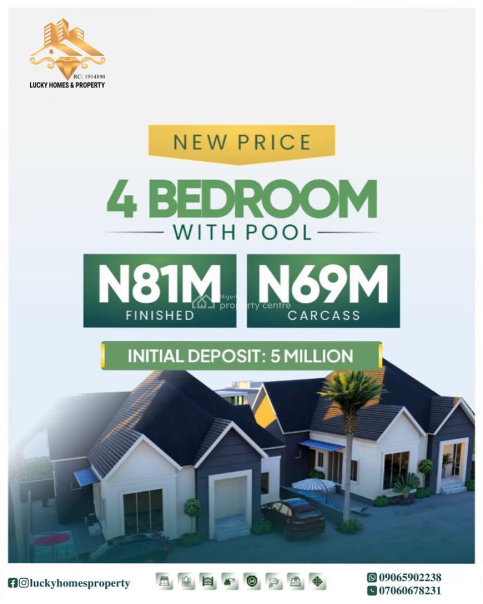 Off Plan Project 3&4 Bedroom with Payment Plans, Lekki Avanah, Lekki Phase 2, Lekki, Lagos, House for Sale