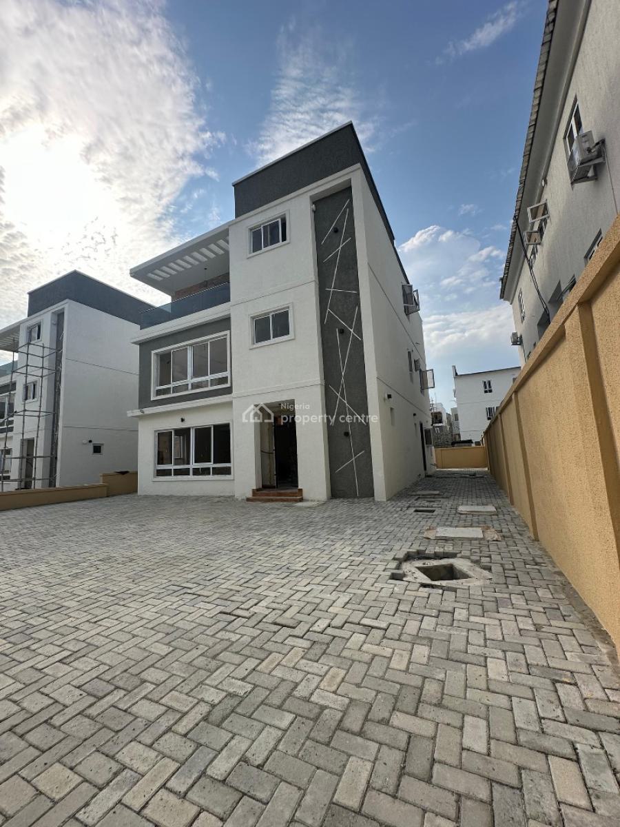 Massive 6 Bedrooms Detached House + Bq, Western Foreshore Estate, Osapa, Lekki, Lagos, Detached Duplex for Sale