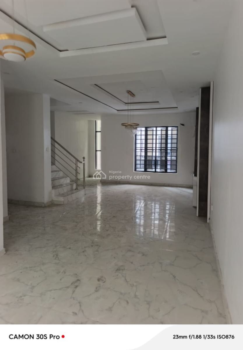 Luxury and Brand New 4 Bedroom Terrace Maisonette in a Secured  Estate, Chevron, Lekki, Lagos, Terraced Duplex for Rent