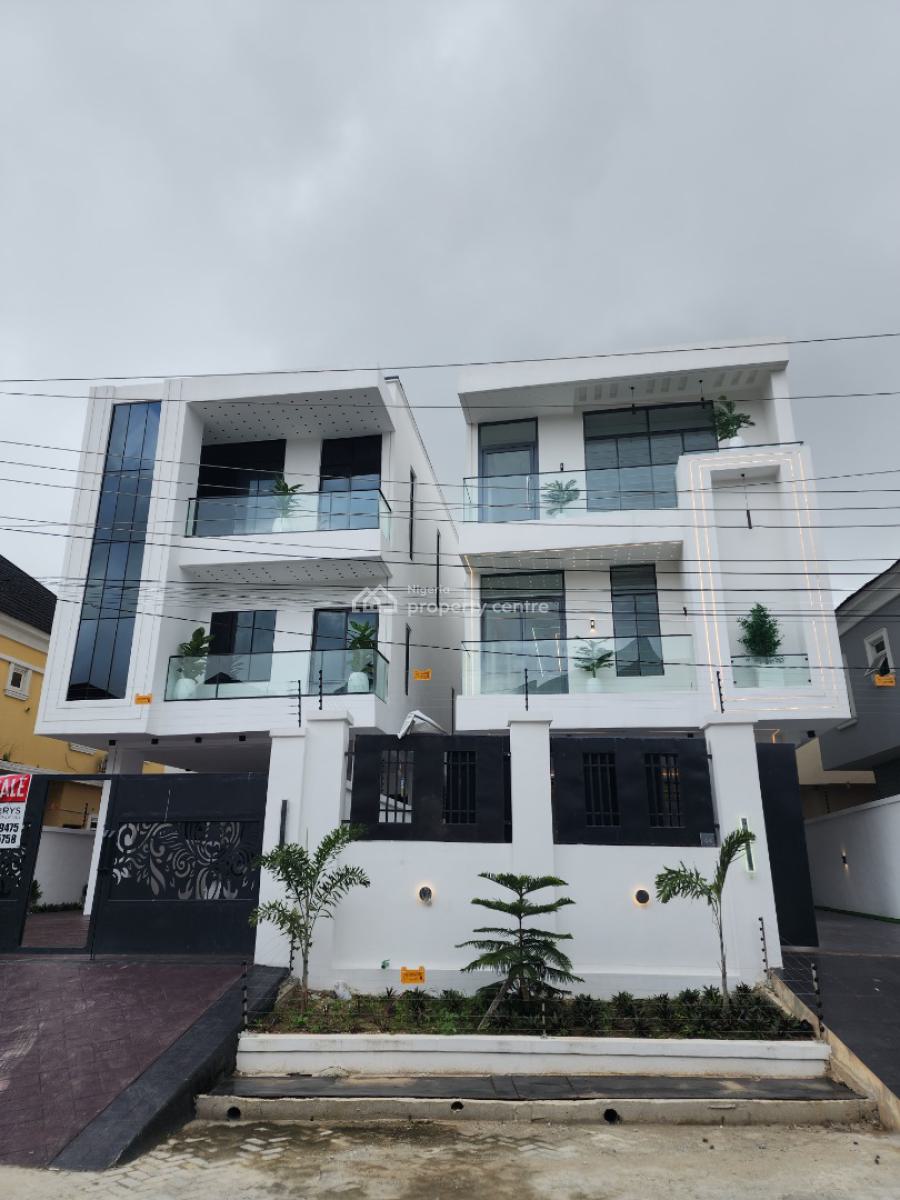 Luxury 5 Bedroom Detached Duplex with Bq and Pool in a Secured Estate, Chevron Drive, Lekki, Lagos, Detached Duplex for Sale