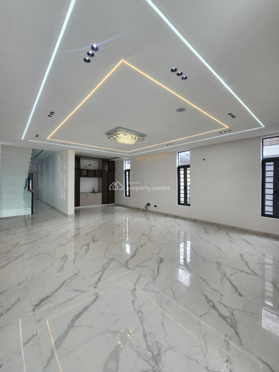 Luxury 5 Bedroom Detached Duplex with Bq and Pool in a Secured Estate, Chevron Drive, Lekki, Lagos, Detached Duplex for Sale