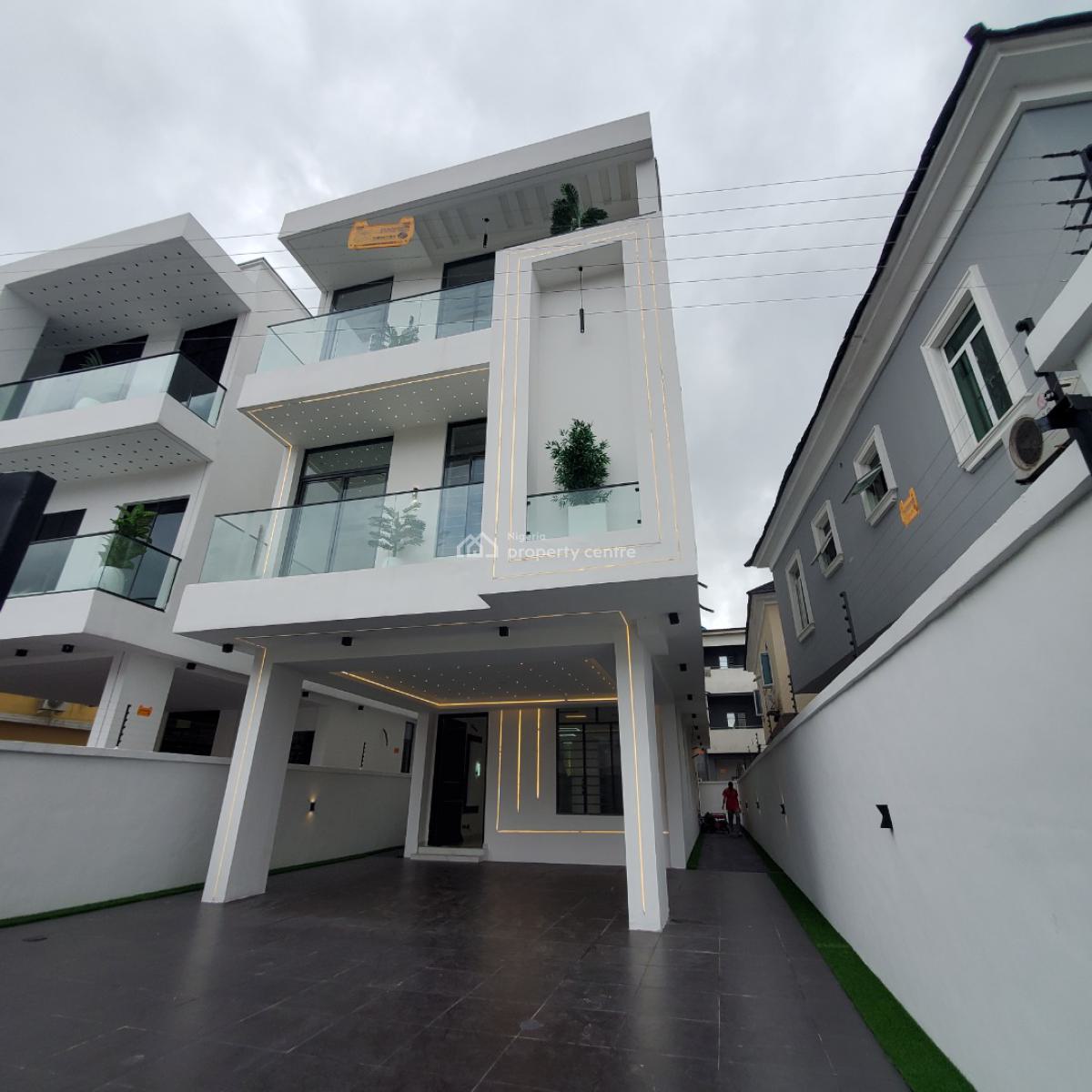 Magnificent 5bedroom Fully Detached Duplex, Chevron, Lekki, Lagos, House for Sale