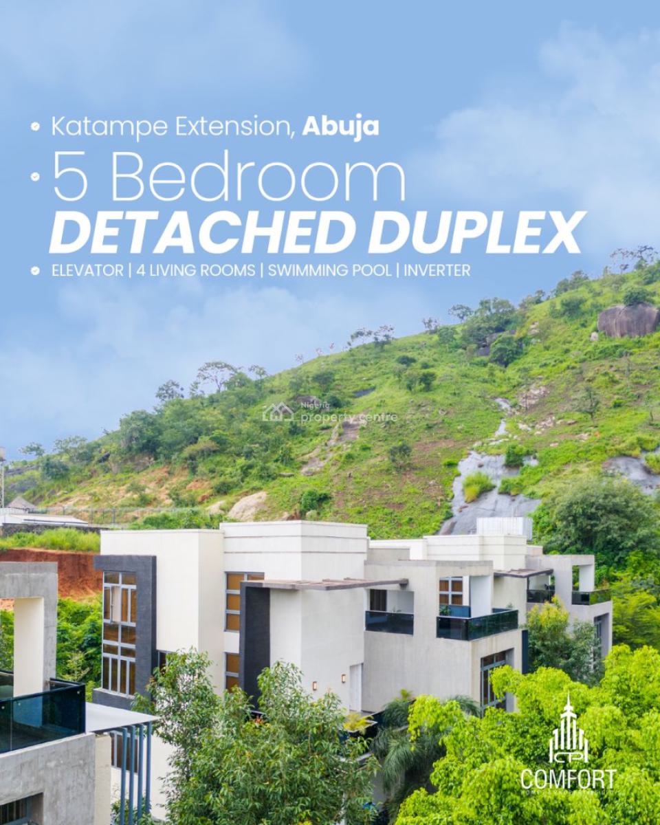 Furnished 5 Bedroom Detached Duplex with Basement and Swimming Pool, Katampe Extension, Katampe, Abuja, Detached Duplex for Sale