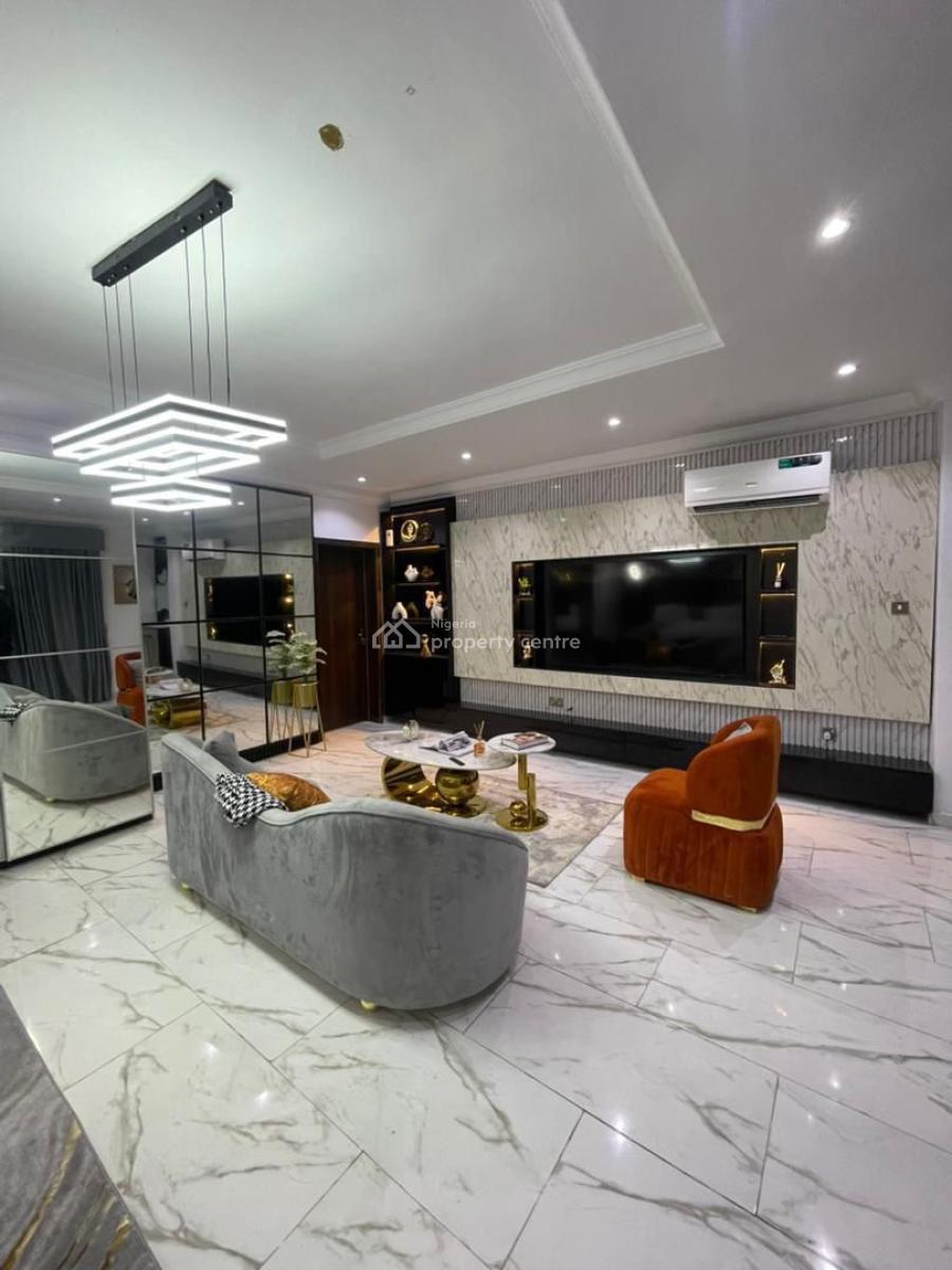 Fully Furnished 3-bedroom Flat, Agungi, Lekki, Lagos, Flat / Apartment for Rent