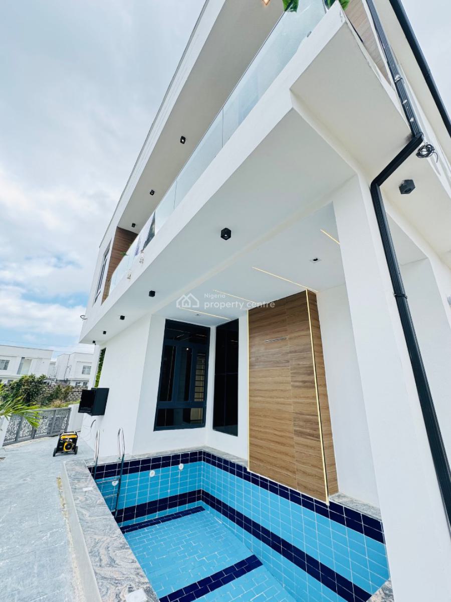 Classy 5 Bedroom Detached Duplex with a Bq and Pool for 500m, Chevron Toll Gate, Lekki, Lagos, Detached Duplex for Sale