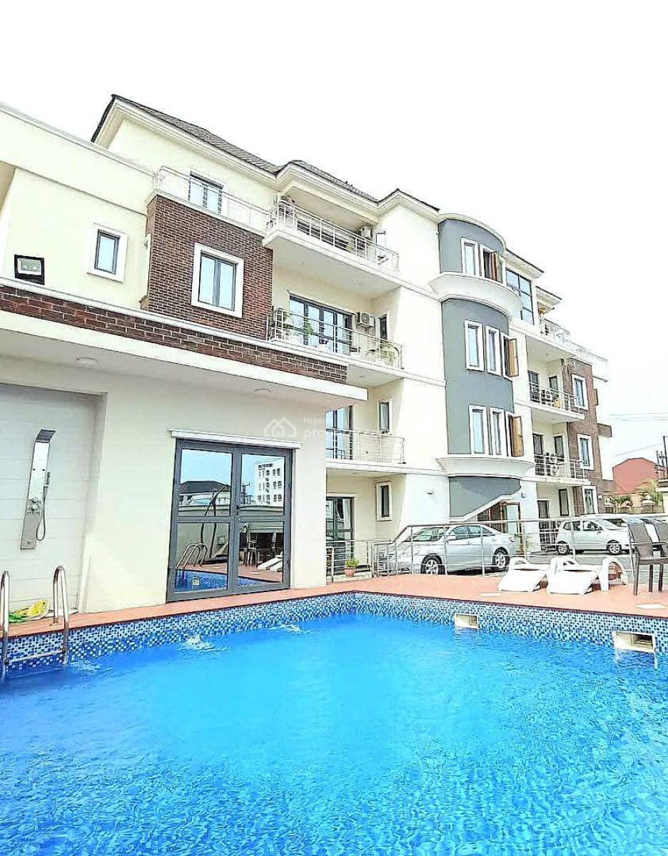 Fully Furnished and Serviced 3 Bedrooms Apartment with Bq, Lekki Phase 1, Lekki, Lagos, Flat / Apartment for Rent