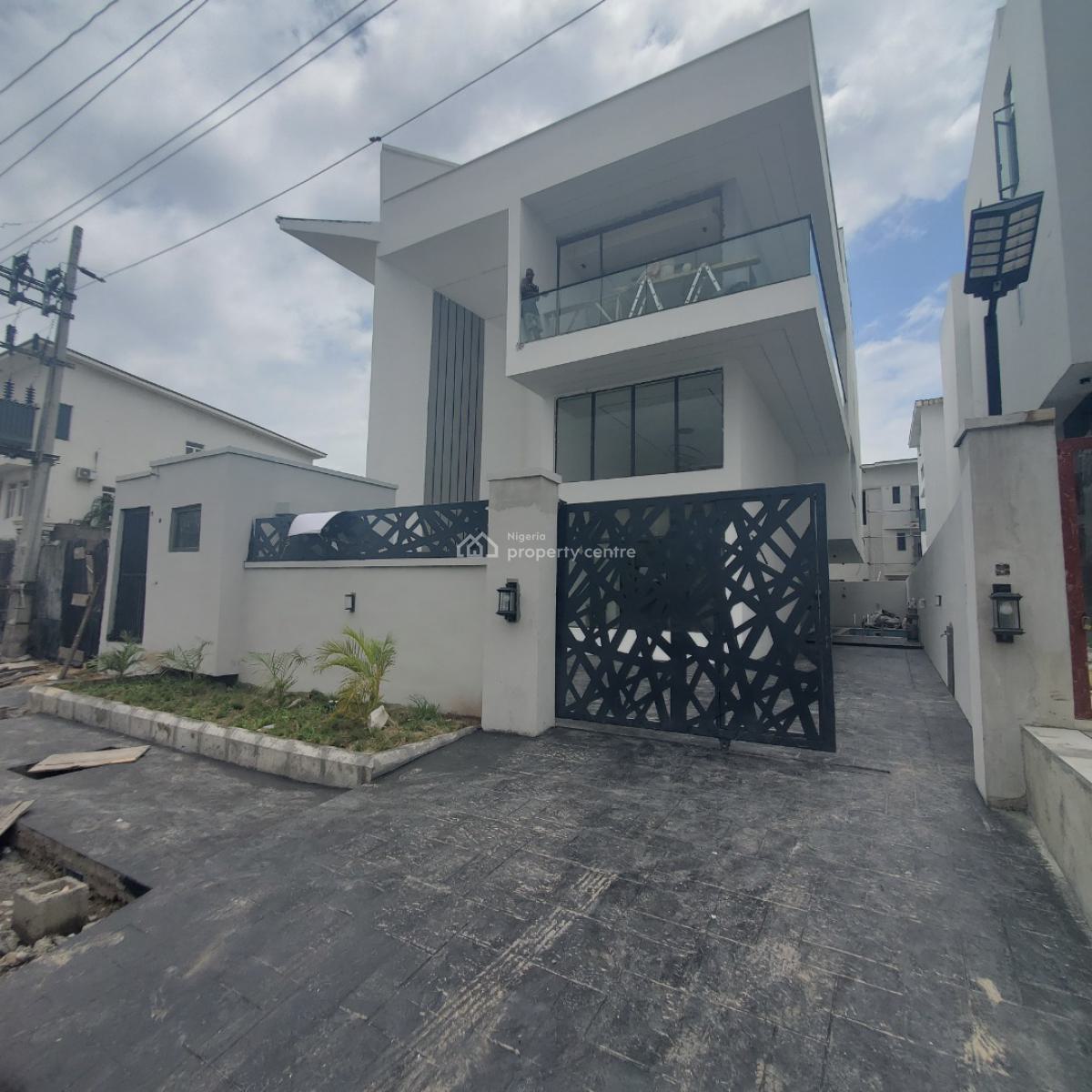 Exquisite 5 Bedroom Duplex with a Pool and Bq, Lekki Phase 1, Lekki, Lagos, House for Sale
