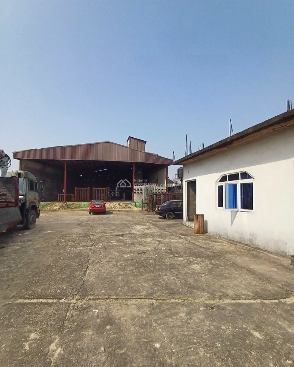 Warehouse and Offices on 4 Plots of Land, Odili Road, Trans Amadi, Port Harcourt, Rivers, Warehouse for Sale