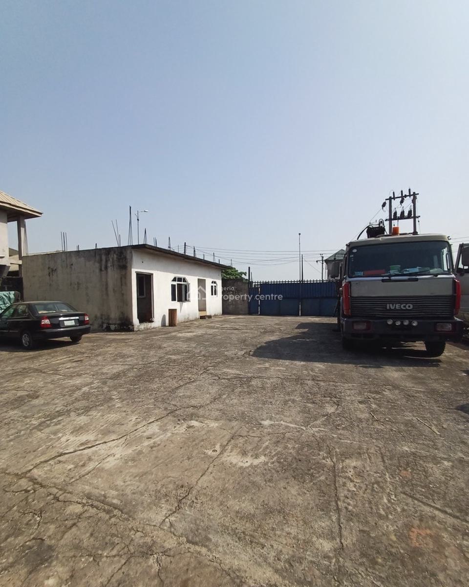 Warehouse and Offices on 4 Plots of Land, Odili Road, Trans Amadi, Port Harcourt, Rivers, Warehouse for Sale
