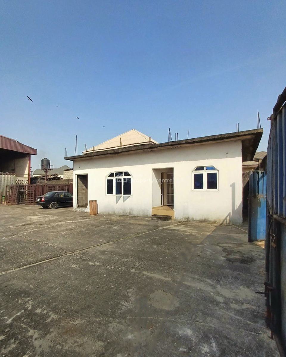Warehouse and Offices on 4 Plots of Land, Odili Road, Trans Amadi, Port Harcourt, Rivers, Warehouse for Sale
