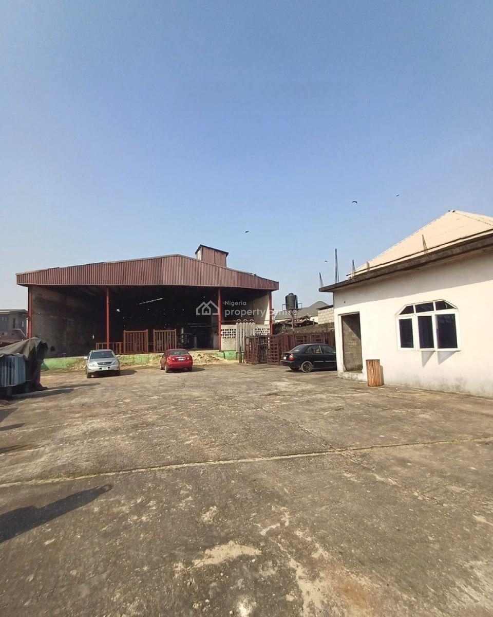 Warehouse and Offices on 4 Plots of Land, Odili Road, Trans Amadi, Port Harcourt, Rivers, Warehouse for Sale