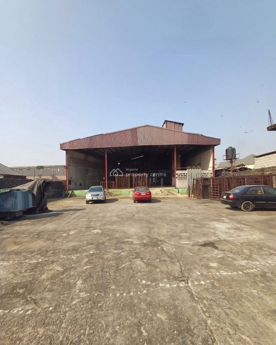 Warehouse and Offices on 4 Plots of Land, Odili Road, Trans Amadi, Port Harcourt, Rivers, Warehouse for Sale
