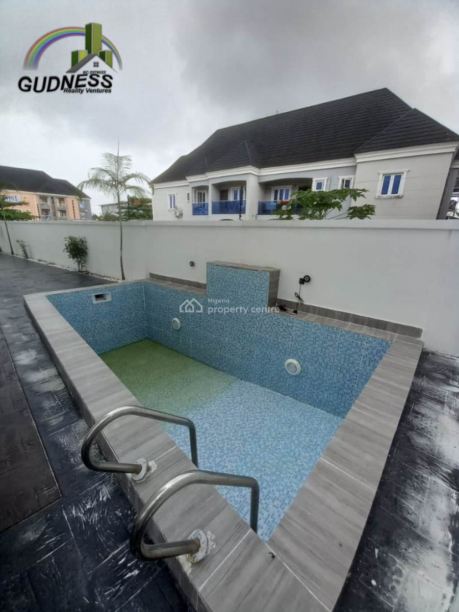Newly Built 5 Bedroom Detached Duplex with S-pool, Oakland Estate, Ajah, Lagos, Detached Duplex for Sale