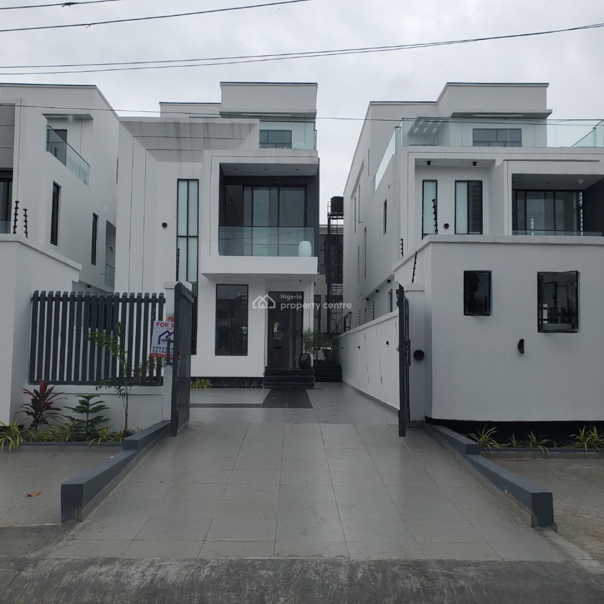 Stunning 5 Bedroom Duplex with a Bq and a Pool and a Cinema, Lekki Phase 1, Lekki, Lagos, House for Sale