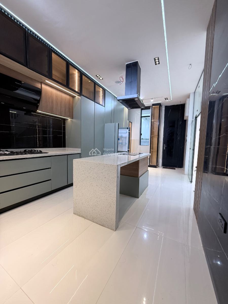 Ultra-luxury 6-bedroom Fully Detached Smart Home with Rooftop Lounge, Chevron, Lekki, Lagos, Detached Duplex for Sale
