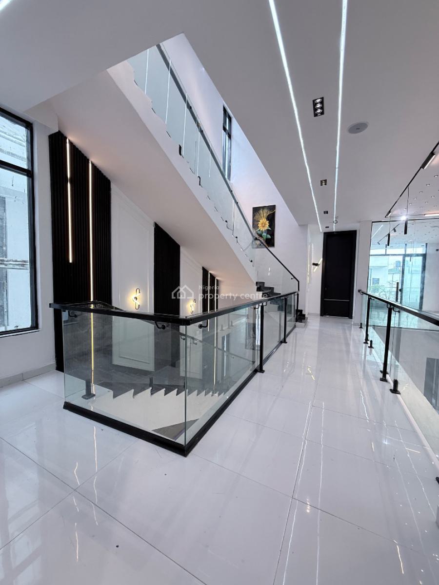 Ultra-luxury 6-bedroom Fully Detached Smart Home with Rooftop Lounge, Chevron, Lekki, Lagos, Detached Duplex for Sale