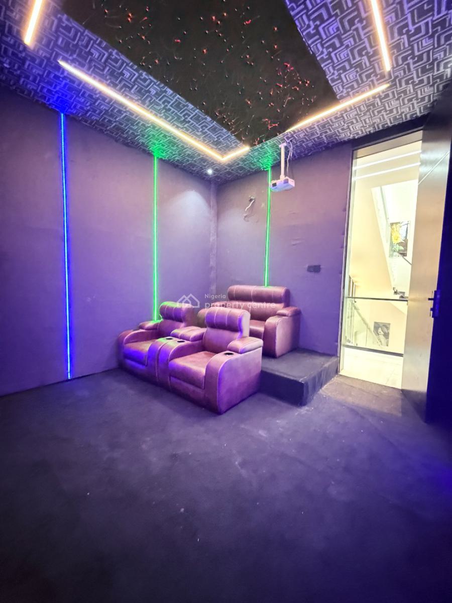 Ultra-luxury 6-bedroom Fully Detached Smart Home with Rooftop Lounge, Chevron, Lekki, Lagos, Detached Duplex for Sale