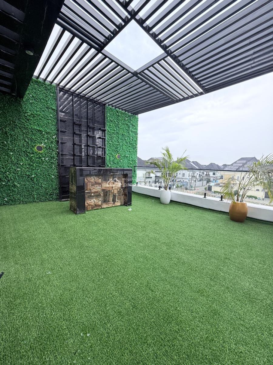 Ultra-luxury 6-bedroom Fully Detached Smart Home with Rooftop Lounge, Chevron, Lekki, Lagos, Detached Duplex for Sale