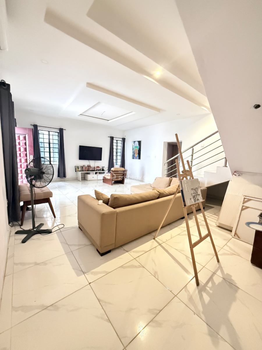Spacious 4-bedroom Terrace Duplex, General Paint, Ajah, Lagos, Terraced Duplex for Sale