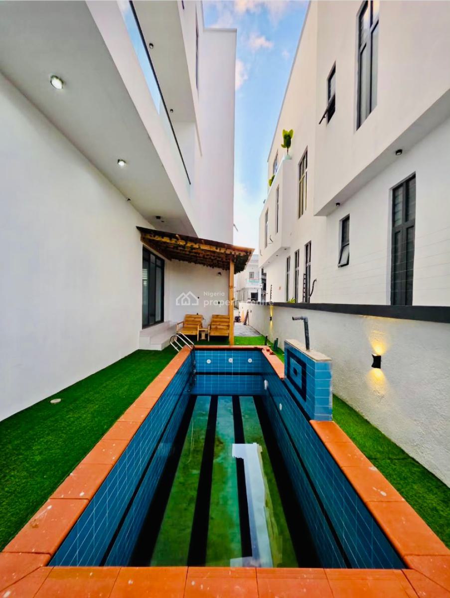 Modern 5 Bedroom Duplex with Cinema and Pool, Chevron, Lekki, Lagos, Detached Duplex for Sale