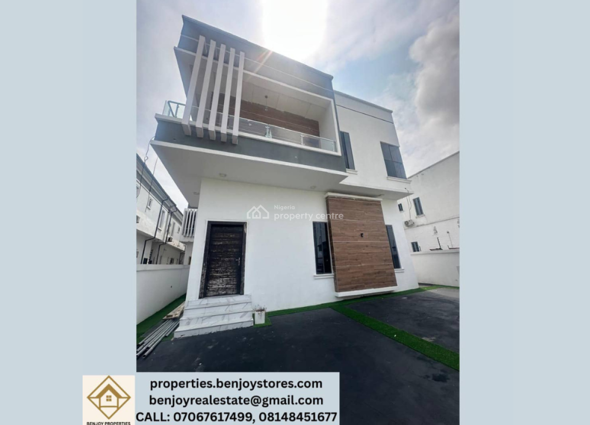 4-bedroom Semi Detached Duplex with Swimming Pool, Chevron, Lekki, Lagos, Semi-detached Duplex for Sale