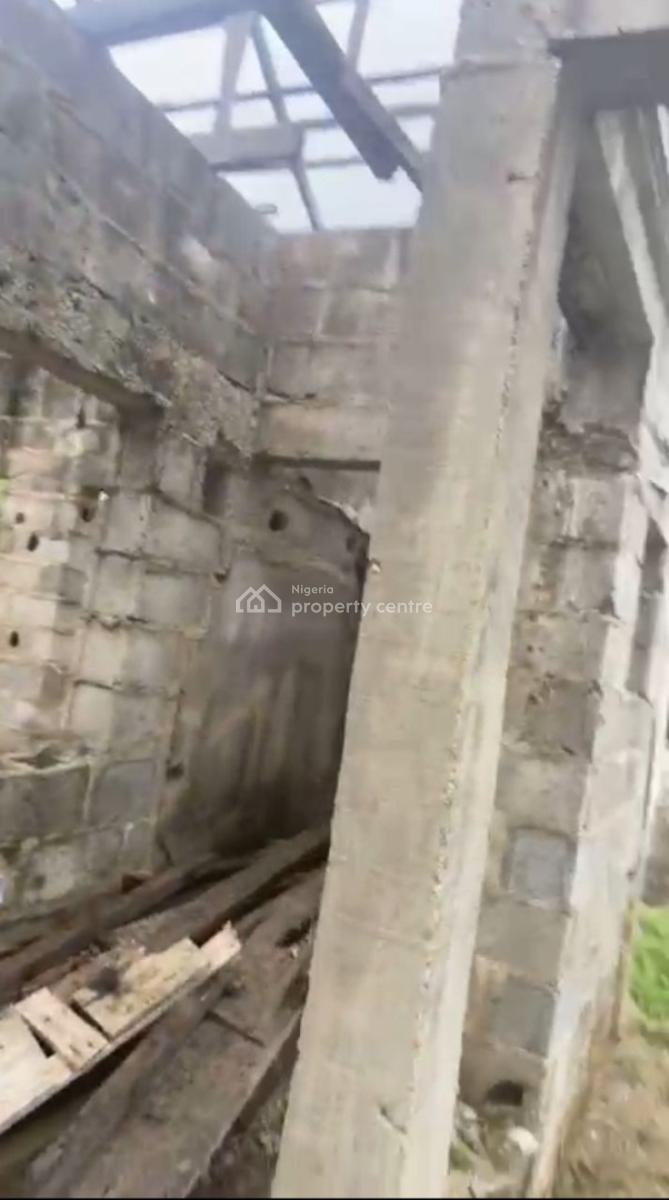 Unfinished 3 Bedroom with Pond, Ijebu Ode, Ogun, House for Sale