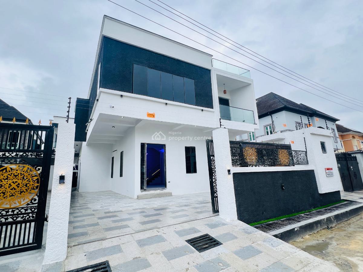 Modern 5 Bedroom Fully Detached Duplex with Gatehouse, Westend Estate, Ikota, Lekki, Lagos, Detached Duplex for Sale