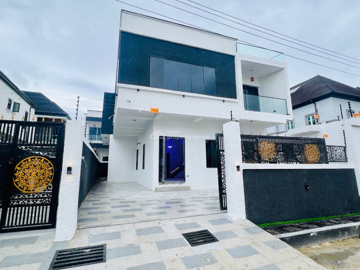 Modern 5 Bedroom Fully Detached Duplex with Gatehouse, Westend Estate, Ikota, Lekki, Lagos, Detached Duplex for Sale